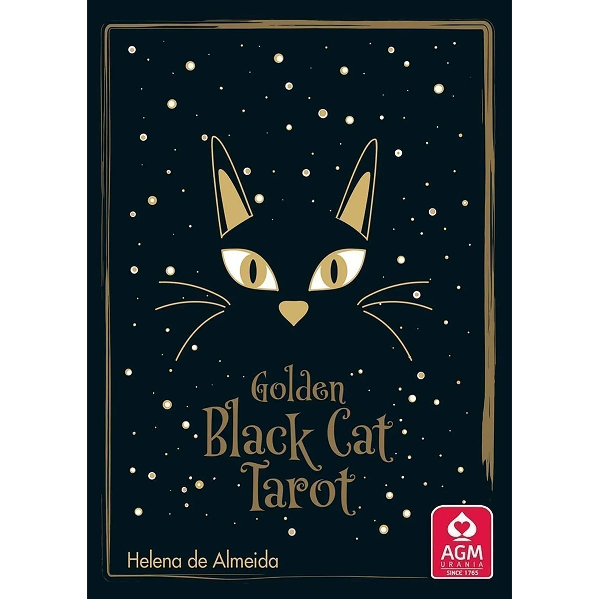 Golden Black Cat by Helena De Almeida
