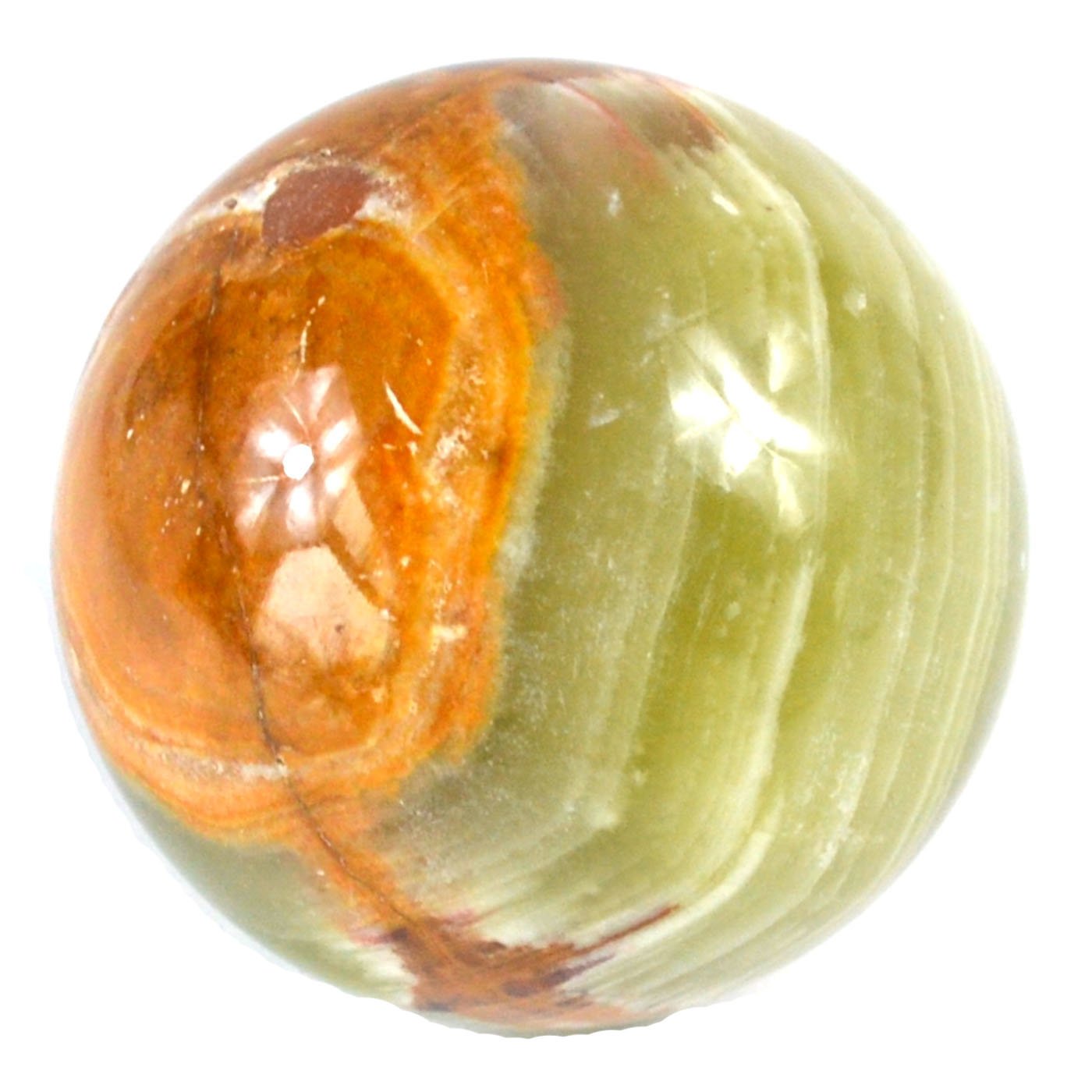 1 1/2 to 2" Green Onyx sphere